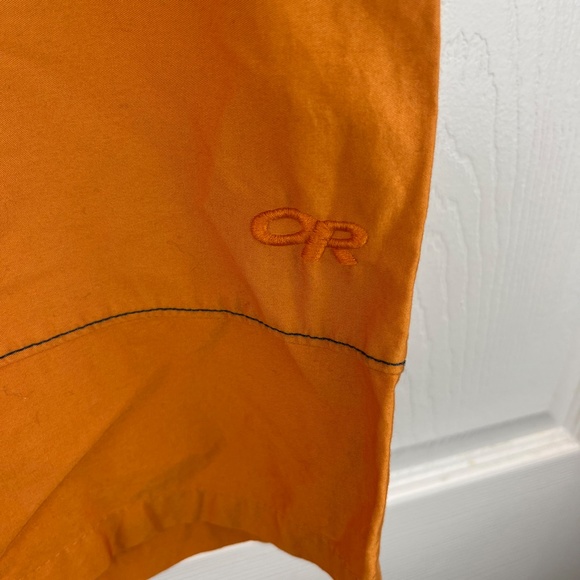 Outdoor Research Quarry Orange Shorts Size 6 - Picture 3 of 4